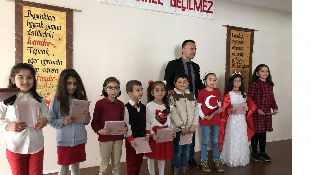 İstiklal Marşını Güzel Okuma Yarışması İlçe Finalleri Yapıldı