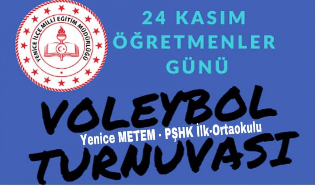 24 Kasım Öğretmenler Günü Turnuvası Yenice Mesleki ve Teknik Anadolu Lisesi Pazarköy Şehit Halil Kandemir İlk-Ortaokulu