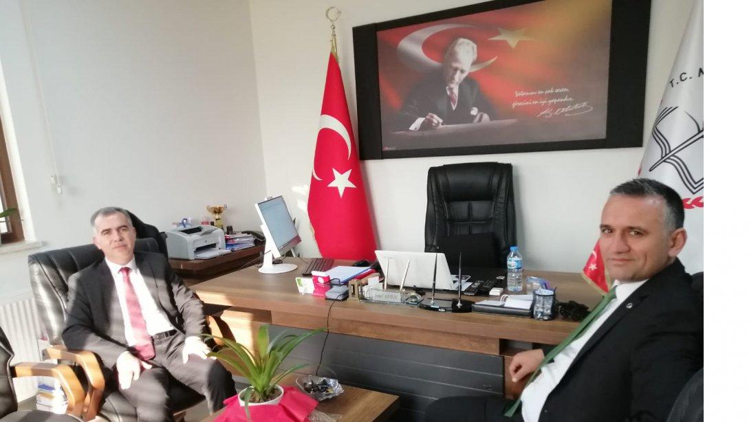 Çanakkale İl Milli Eğitim Müdür Yardımcısı Murat BÜYÜK Müdürlüğümüzü Ziyaret Etti 