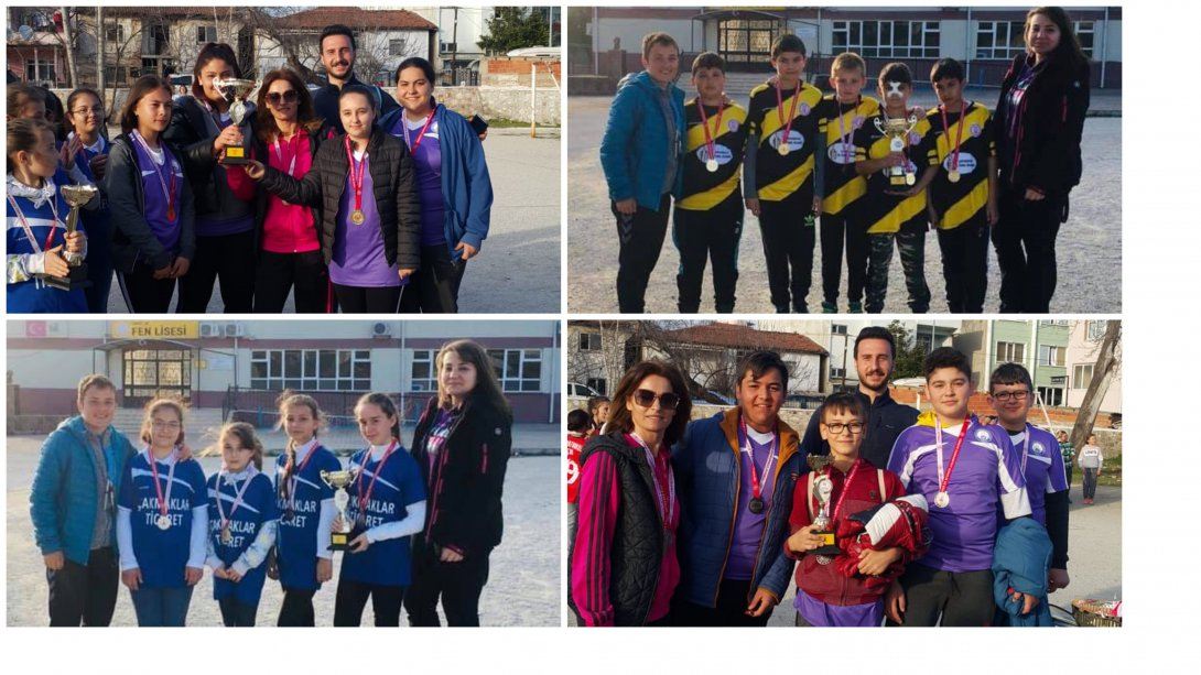 2019-2020 Yılı Okul Sporları Bocce Kategorisinde Cumhuriyet Ortaokulu ve Kalkım Ortaokulu Çanakkale Şampiyonu 