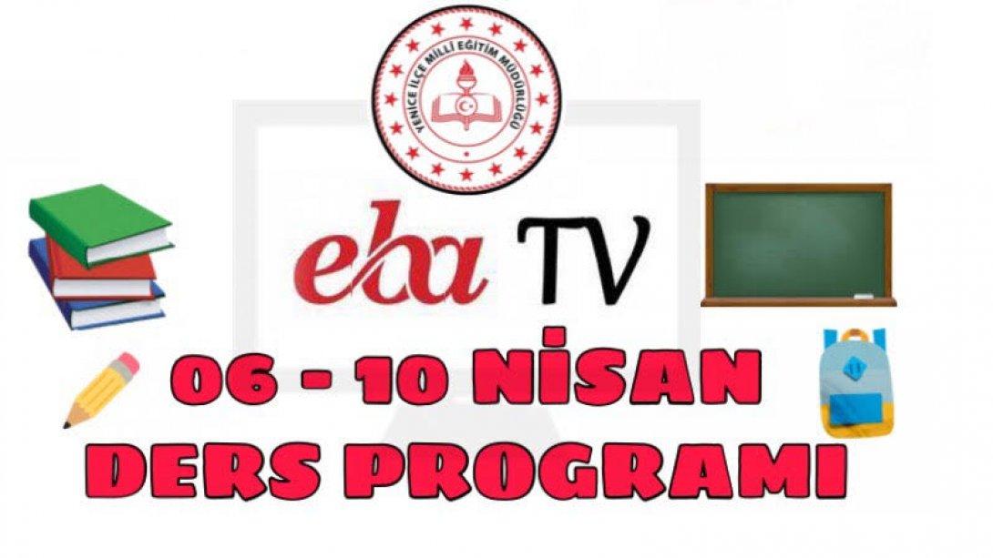 EBA TV 06 - 10 Nisan Ders Programı