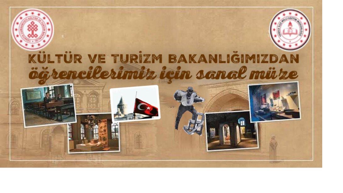 Kültür ve Turizm Bakanlığımızdan Öğrencilerimiz için Sanal Müze