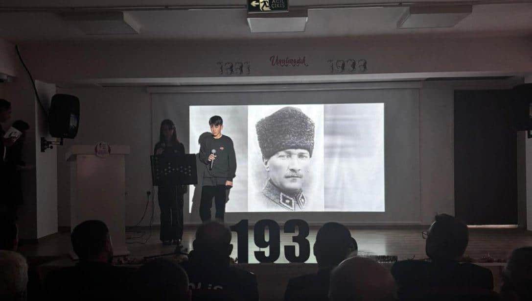 86. Yıldönümünde 10 Kasım Atatürk'ü Anma Günü Programı İcra Edildi