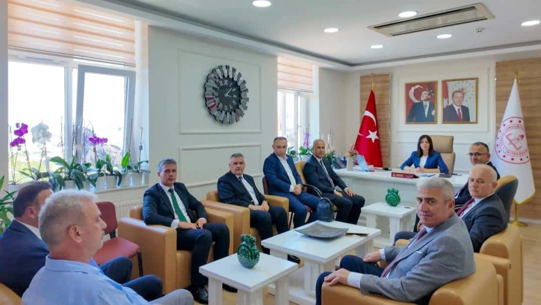 İL MİLLİ EĞİTİM MÜDÜRLÜĞÜMÜZ TARAFINDAN TOPLANTI GERÇEKLEŞTİRİLDİ
